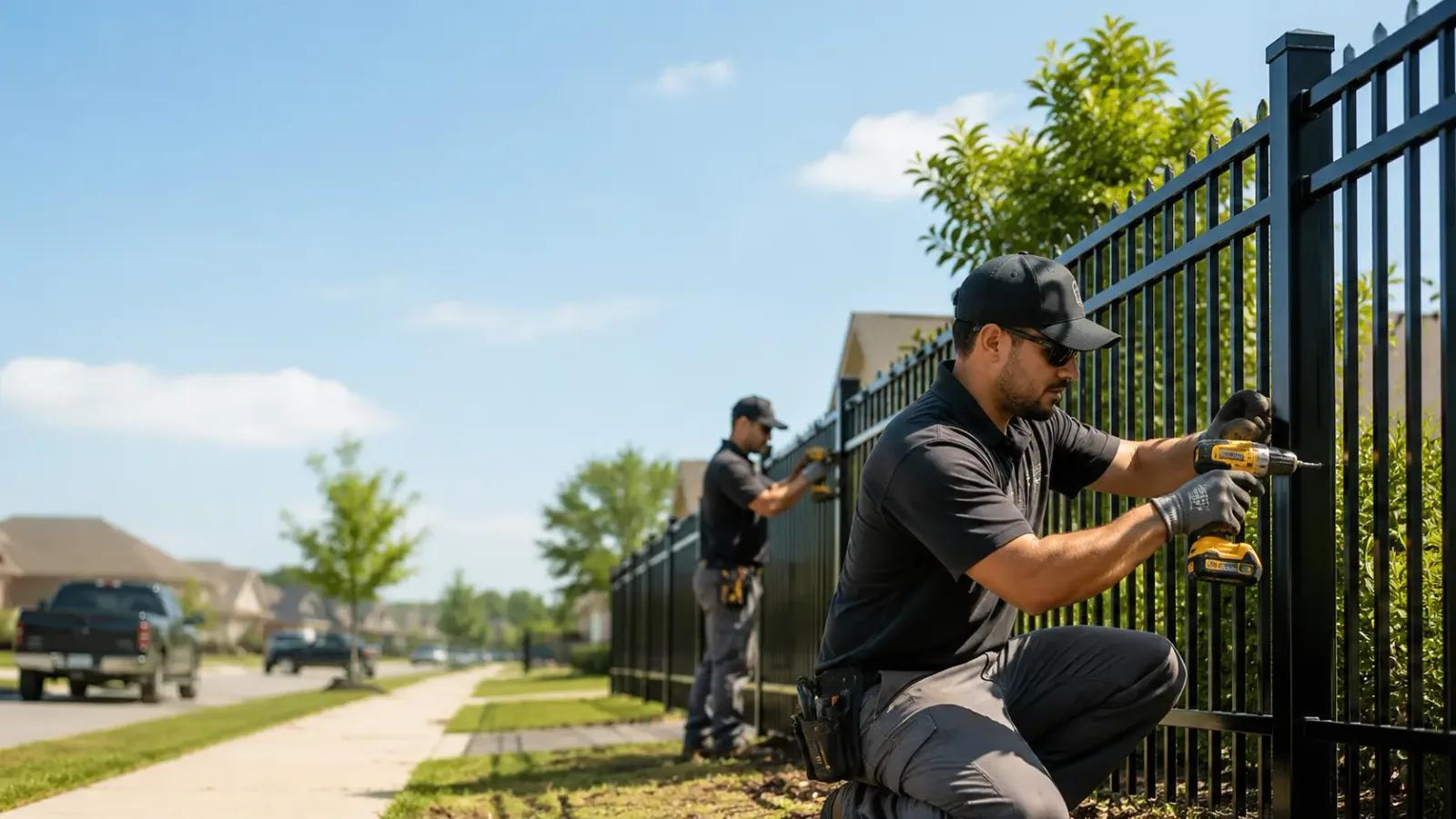 Metal Fence Installation in West Pittsburg, PA